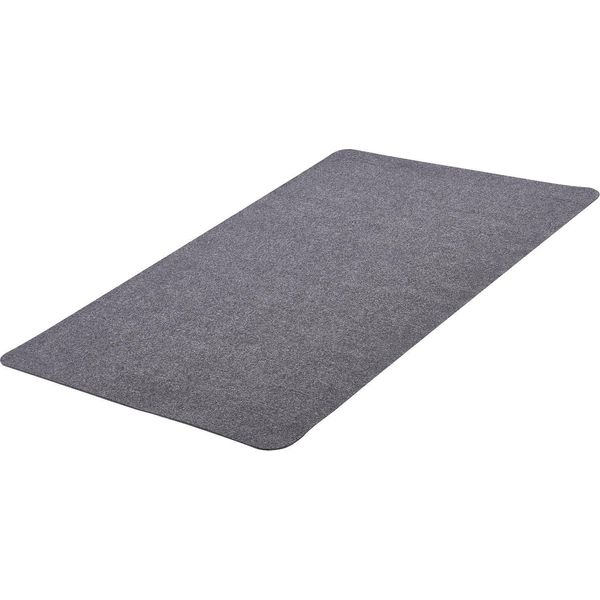 Succebuy Tappetino Per Sedie Tappetino Di Protezione Per Il Pavimento (1396 X 897 Mm) Tappetino Antiscivolo Per Pavimenti Duri, Tappeto Per Sedie Da Ufficio, Tappeto Sotto La Scrivania Di Facile Scorrimento Per Casa O Ufficio (Grigio Scuro)-image