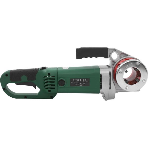 Set Di Filettatrici Per Tubi - Filettatrice Elettrica Per Tubi - 2300 W - 6 Teste Di Taglio 1,27-5,08 Cm - 230 V Ca - 51,1×18,2 Cm - 14,25 Kg-image