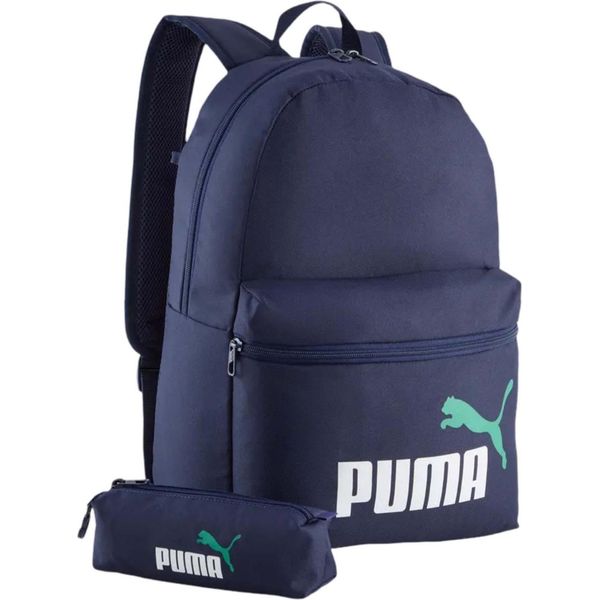 Puma Zaino Per Il Tempo Libero Zaino Phase Backpack Set 20L Puma Navy Blu Scuro-image