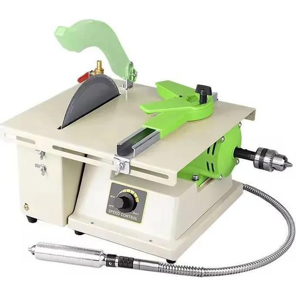 Lucidatrice Per Gioielli - Lucidatrice Da Banco - 1380 W - 220 V - 7000 Giri/Min - Disco Lucidante Ø90 Mm - Spina Ue - 27×21×17 Cm - Marrone-image
