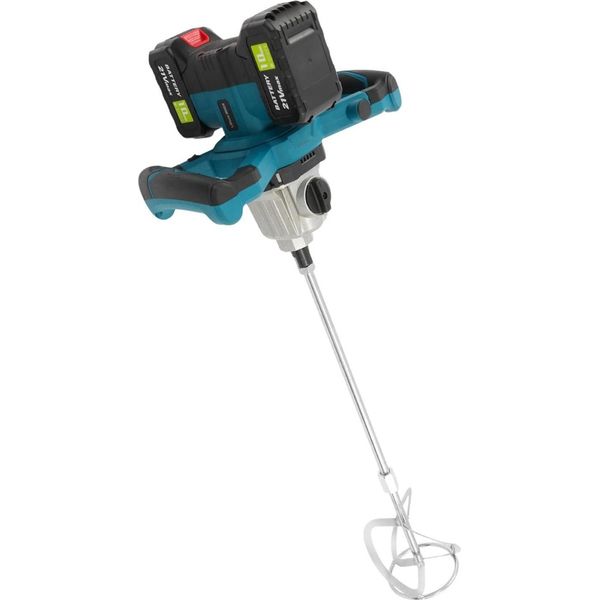 Miscelatore Elettrico Manuale Per Calcestruzzo/Malta/Vernice - Miscelatore A Pale - 1200 W - 6 Velocità - Alimentazione A Rete (Ca) --image