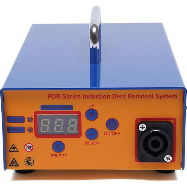 Dispositivo Per La Riparazione Di Ammaccature Sulla Carrozzeria - Dispositivo Di Riscaldamento A Induzione - Ue 220 V - Frequenza 150 Khz - Frequenza Di Rete 50/60 Hz - Cavo 1,53 M - Giallo-image