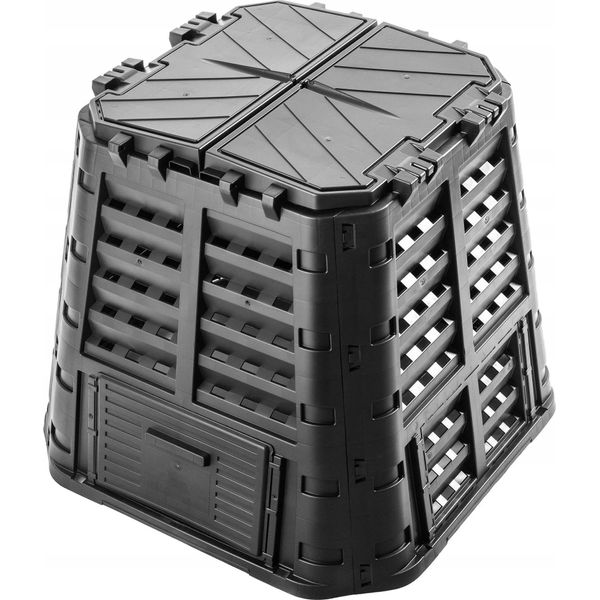 Compostiera Da Giardino - Contenitore Modulare Per Compost - Utilizzabile Tutto L'anno - Resistente Al Gelo - 480 L-image