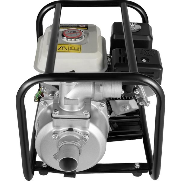 Pompa Benzina-Acqua - Pompa Per Acque Sporche/Di Trasferimento - 4 Tempi Ohv - 210 Cm³ - 6,5 Cv - Attacco 5,08 Cm - Monocilindrico - Raffreddato Ad Aria - Rosso-image