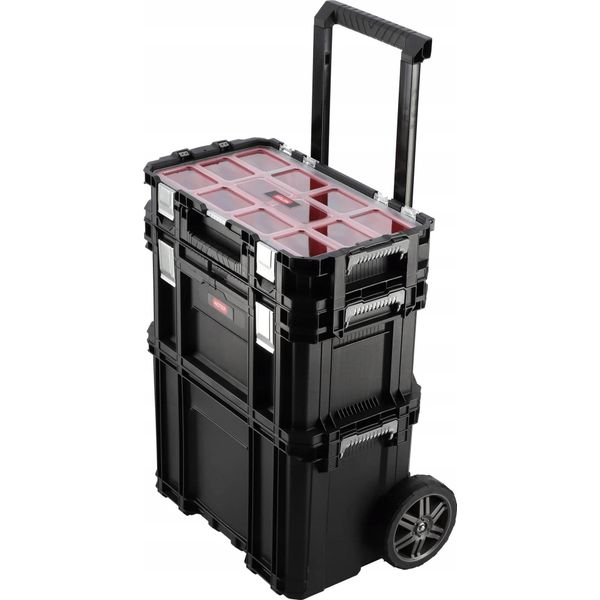 Set Di Valigette Portautensili - Cassetta Portautensili Su Ruote E Organizer - 3 Scatole - Con Ruote - Plastica-image