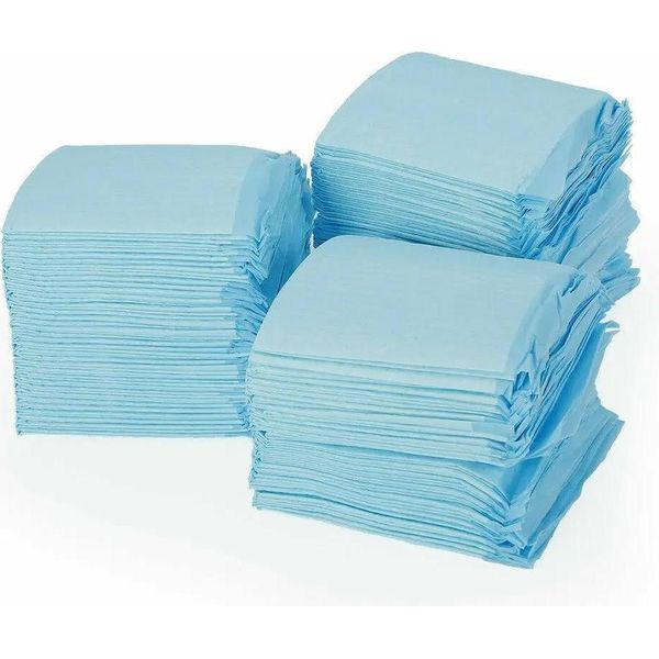 Tappetini Igienici/Tappetini Assorbenti Per Cani E Gatti - Monouso - 100 Pezzi - Rapida Assorbenza - Protezione Anti-Perdite - Pe+Carta - Multicolore-image