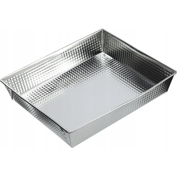 Stampo Da Forno - Stampo Per Torte - Metallo - Rettangolare - 30 X 25 X 6 Cm - Ce/Ue-image