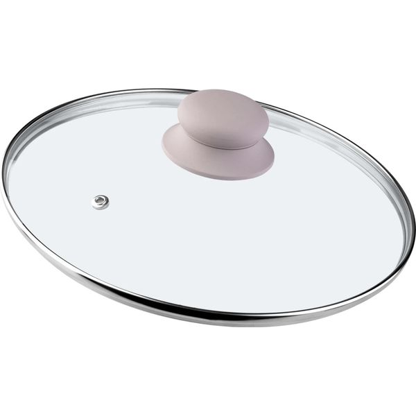 Coperchio In Vetro/Coperchio Per Pentole - Coperchio - Vetro Resistente Al Calore - 22 Cm - Universale - Ce/Ue-image