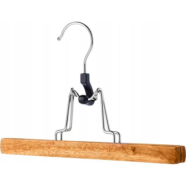 Appendiabiti/Ganci Appendiabiti - Legno - Set Da 12 - Per Abiti E Pantaloni-image