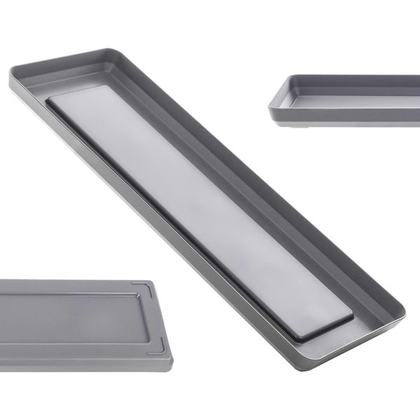 Fioriera Da Balcone - Fioriera Rettangolare - Plastica - Piccola - Grigio Chiaro-image