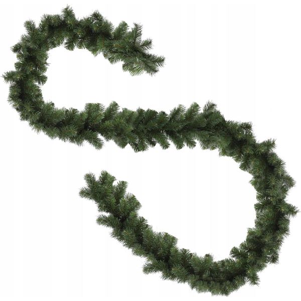 Decorazioni Natalizie - Ghirlanda Per Albero Di Natale - 195 Cm - Senza Illuminazione - Verde-image