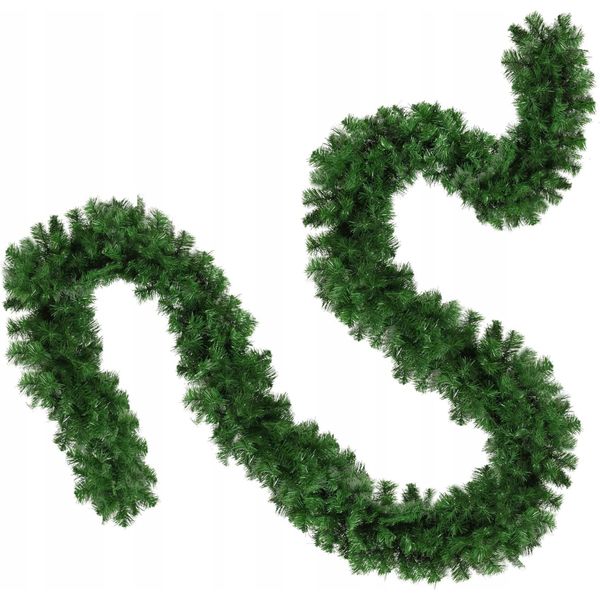 Ghirlanda Per Albero Di Natale - Ghirlanda Decorativa - Lunghezza 300 Cm - Non Elettrica - Decorazioni Natalizie Premium-image