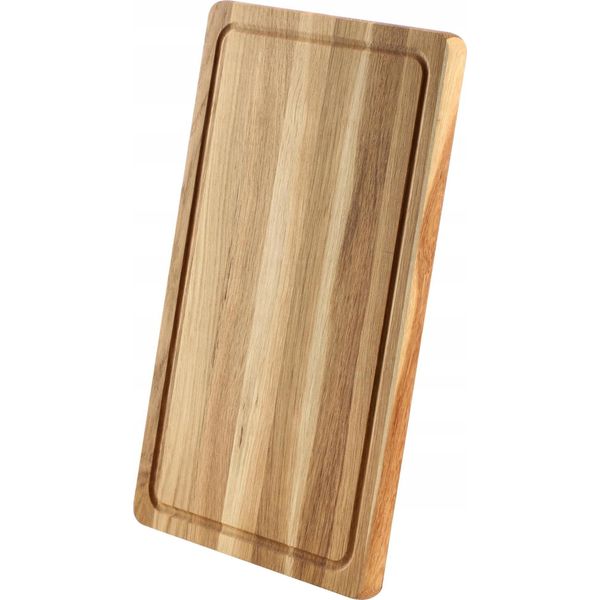 Tagliere - Tagliere Da Cucina - Legno Di Quercia - 40 X 24 Cm - Marrone-image