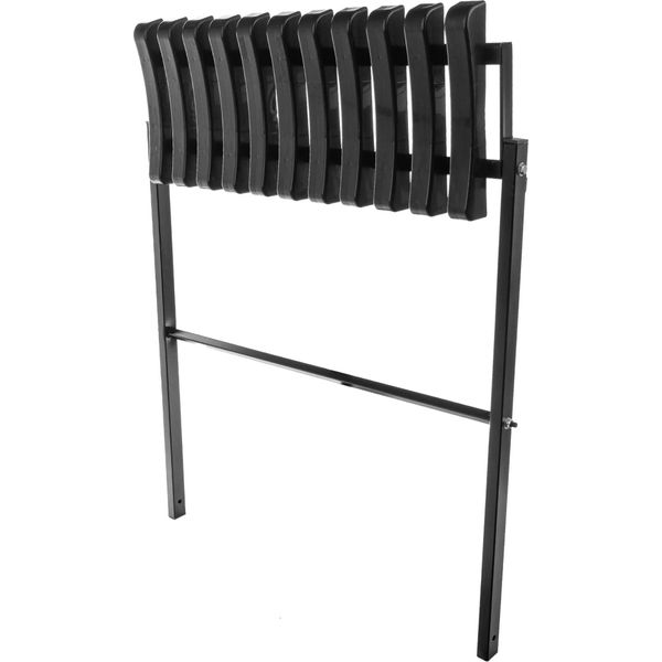 Panchina Da Giardino - Panchina Da Parco Pieghevole - 77 X 72,5 Cm - Nero-image