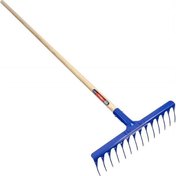 Rastrello Da Giardino Con Aeratore Per Prato - Scarificatore - Lunghezza 150 Cm-image