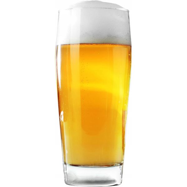Bicchiere Da Birra - Bicchiere Da Pinta - 510 Ml (0,5 L) - 0,5 Litri - Forma Alta - Vetro Trasparente-image
