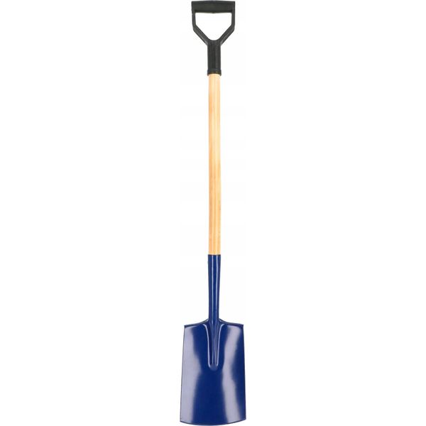 Vanga Da Giardino - Pala - Lama In Metallo - Manico In Legno - Lunghezza 122 Cm-image