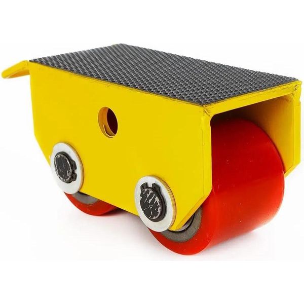Sollevatore Per Mobili - Carrello Di Trasporto Con Ruote - Capacità Di Carico 2500 Kg - Rotelle Per Carichi Pesanti - Per Mobili Pesanti - Giallo-image