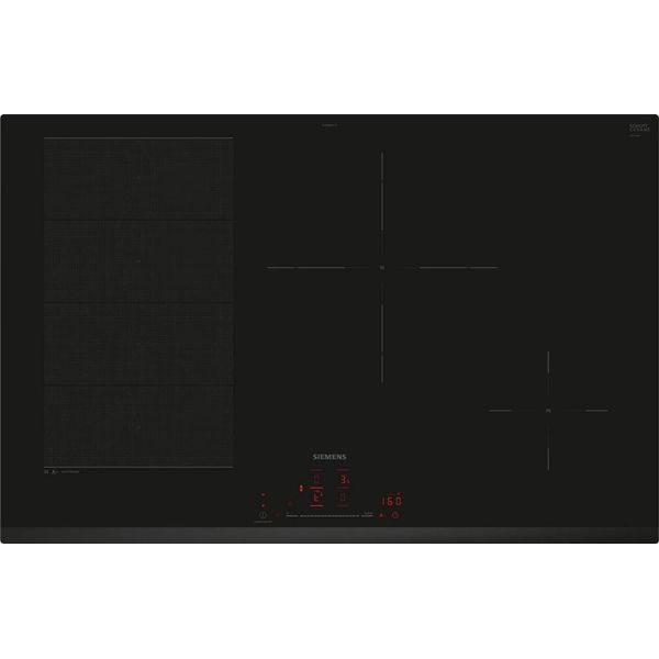 Piano Cottura A Induzione 80 Cm 4 Fuochi 7400 W Nero Siemens Ex83Rhec1F-image
