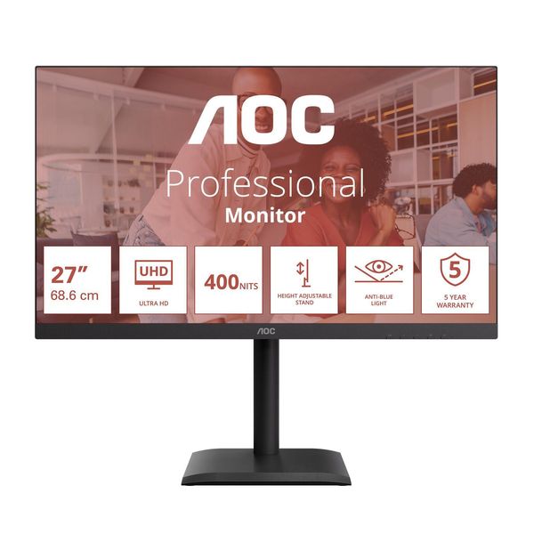 Aoc U27E4CV 4K Uhd Monitor 68,6 Cm (27")-image