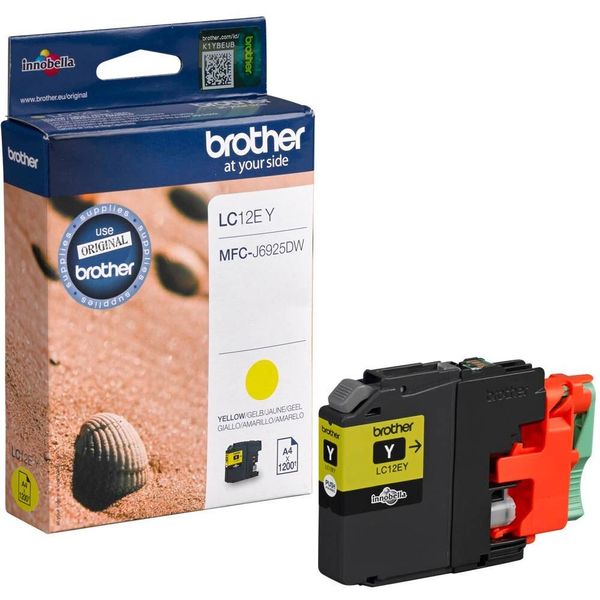 Brother LC-12EY - Inchiostro A Base Di Pigmento - 1200 Pagine - 1 Pz-image