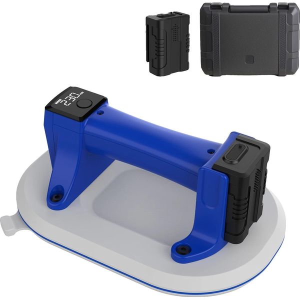 Sollevatore Elettrico A Vuoto, Capacità Di Carico 230 Kg, Batteria 3000 Mah, Grigio-image