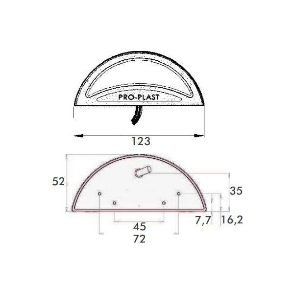 Proplast Led Fanale Posteriore / Luce Targa 12 / 24 V | Led Fanale Posteriore / Luce Targa 12 / 24 V 12/24V-image