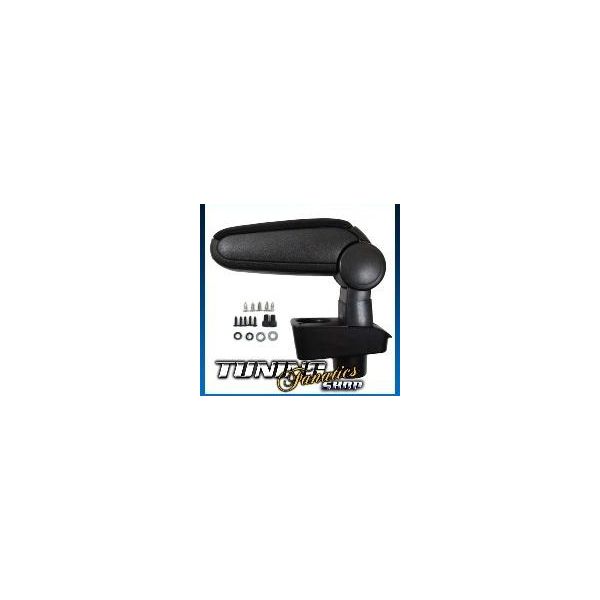 Bracciolo Centrale Bracciolo Per Ford Fiesta MK7 Cover In Pelle Nera-image