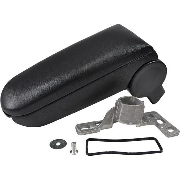 Bracciolo Centrale Mal Per Vw Passat 3B B5 + Variant ** Rivestimento In Pelle Nero-image