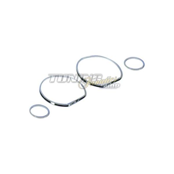 Anelli Cromati Per Tachimetro Anelli Cromati Per Tachimetro Per Vw Golf 3 Iii + Variant Vento-image