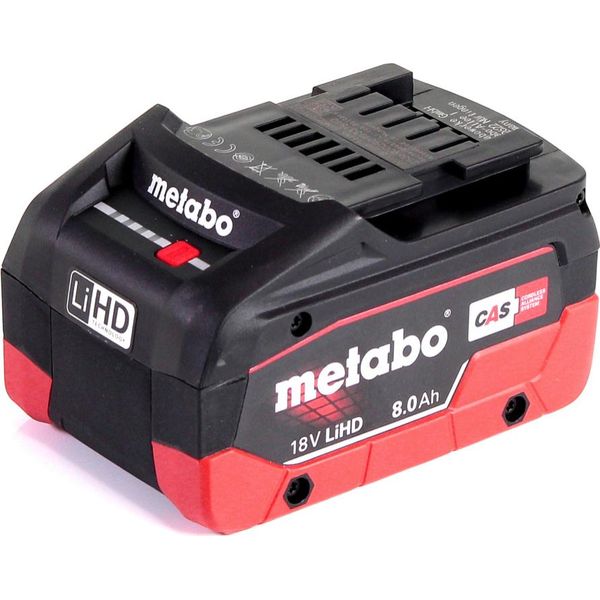 Metabo Lihd Batteria 18V - 8,0 Ah Li-Ion ( 625369000 ) - Cas System-image