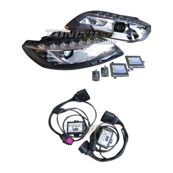Fari Xeno Originali Valeo Facelift Led Tfl + Adattatore Per Audi Q7 4L-image
