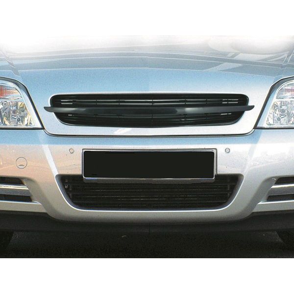 Griglia Radiatore Griglia Sportiva Griglia Anteriore Senza Emblema Nera Per Opel Vectra C-image