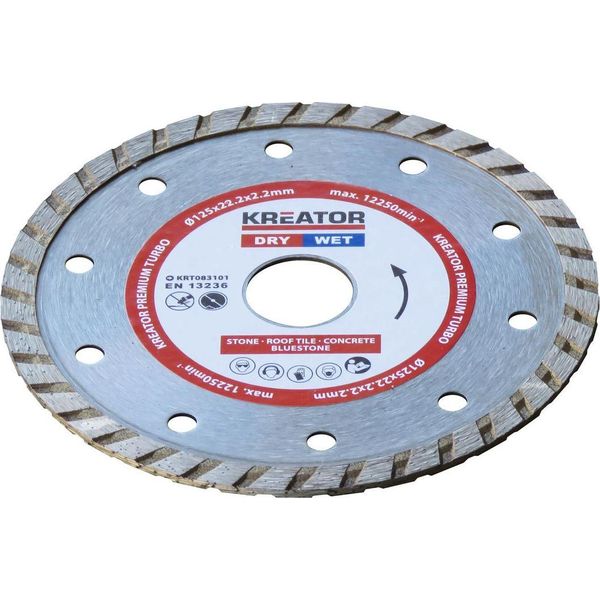 Disco Diamantato Universale Turbo - Alesaggio 22,2 Mm Ø 230 Mm 2,6 Mm-image