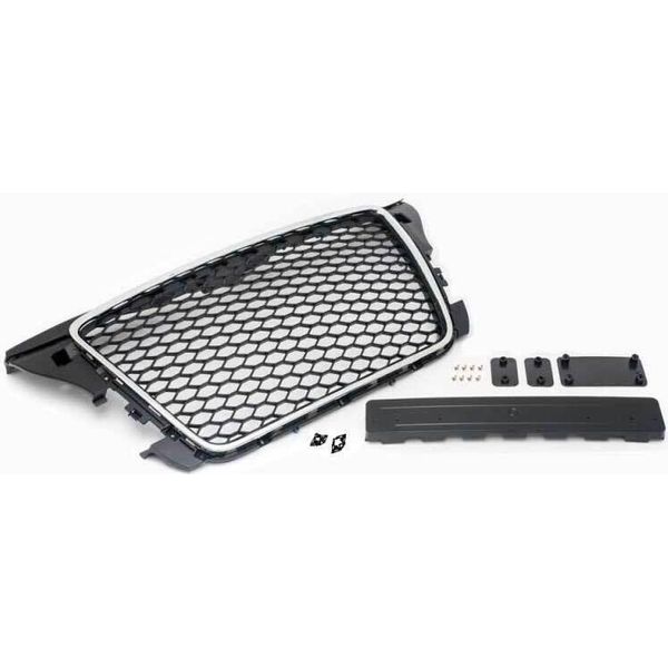 Griglia Radiatore Griglia Sportiva Griglia A Nido D'ape In Alluminio Per Audi A3 S3 RS3 8P Da 04/2008--image