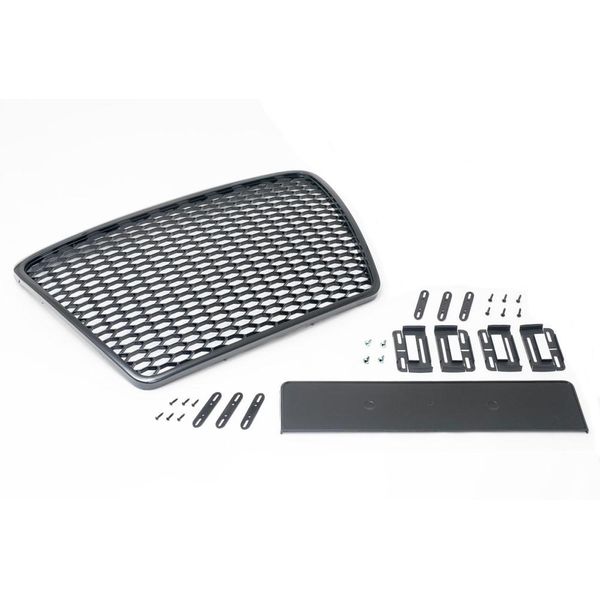 Griglia Radiatore Griglia Sportiva Griglia A Nido D'ape Griglia Nera Fix Per Audi A6 4F C6 + Avant-image