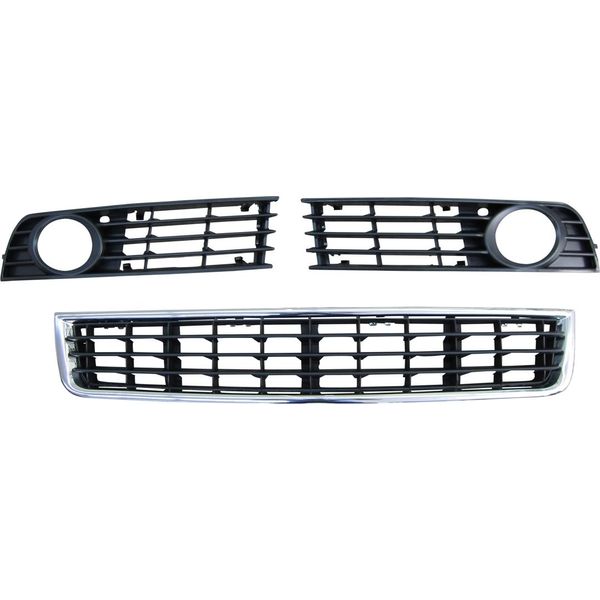Griglia Paraurti Nsw Sinistra Destra + Centro Per Audi A4 8E B6-image