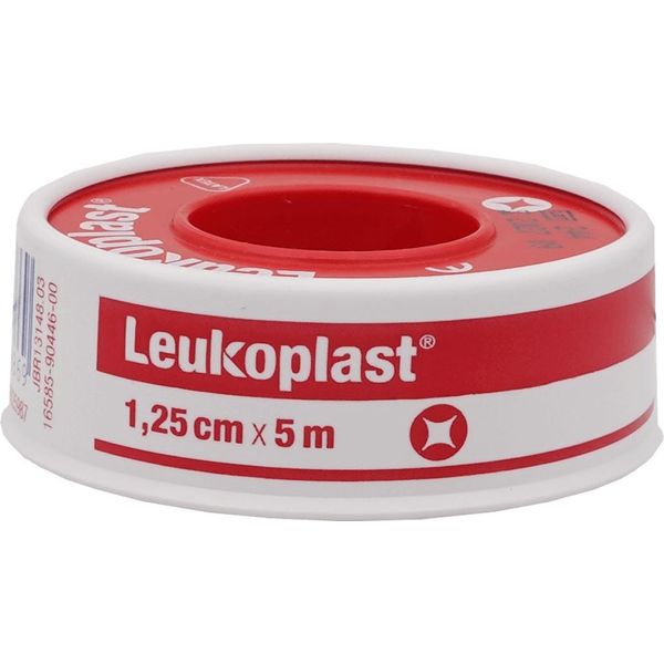 Bsn Leukoplast Cerotto Di Fissaggio Color Pelle Con Anello Protettivo 1 Rotolo 5 M X 1,25 Cm-image