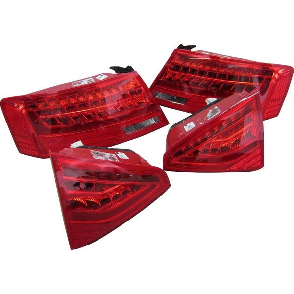Originale Led Facelift Striscia Luminosa Posteriore Luci Set Per Audi A5 S5 8T Coupe Cabrio-image