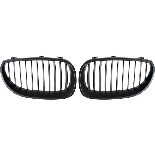 Griglia Radiatore Premium In Nero Per Bmw Serie 5 E60 2003-10-image