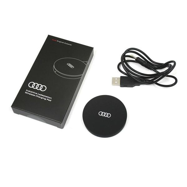 Genuine Vw Audi Qi Induttivo Wireless Caricabatterie Usb Smartphone Molti Veicoli-image