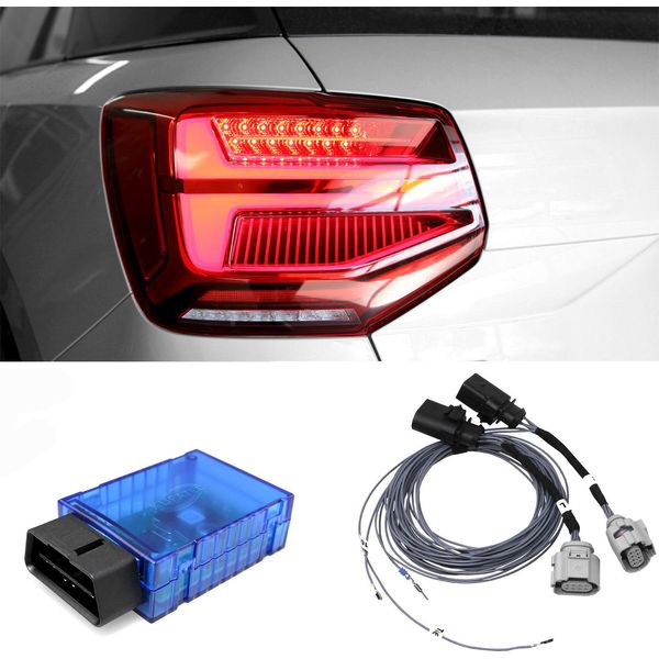 Luci Posteriori Originali Kufatec Set Led Con Indicatori Di Direzione Dinamici Per Audi Q2 Ga-image