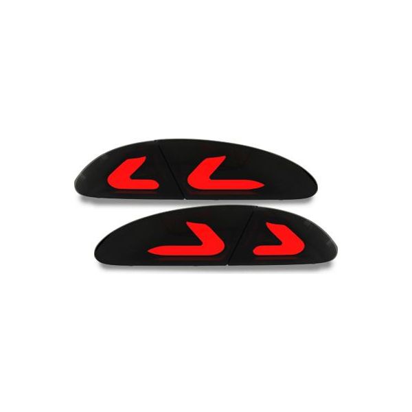 Set Di Fanali Posteriori Originali Litec Led Nero Fumo Per Seat Leon Ii 1P 2005-2009-image