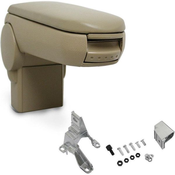 Per Skoda Octavia I 1U 97-02 Bracciolo Centrale Bracciolo Completo Rivestimento Tessile Beige-image