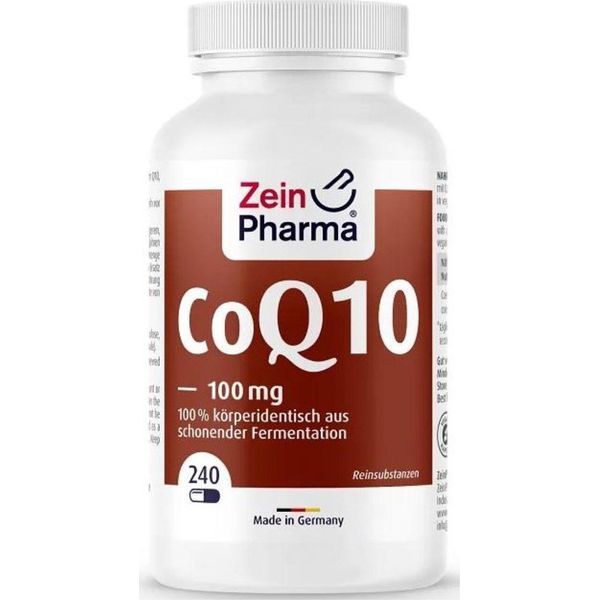 Zein Pharma Coenzima Q10 100Mg (Coenzima Q10) 240 Capsule Vegane-image