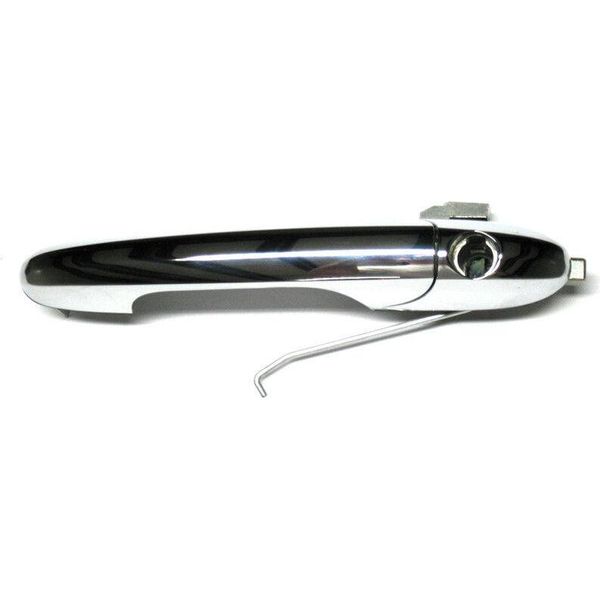 Maniglia Porta Front Left Cromata Lato Guida Per Fiat 500 Dal 2007--image