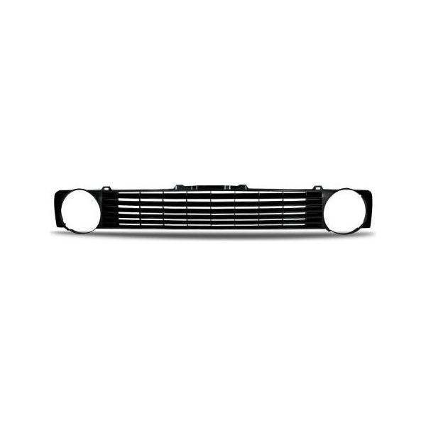 Griglia Radiatore Griglia Sportiva Nera Senza Emblema Per Vw Golf 1 17 + Cabrio 155 + Caddy-image