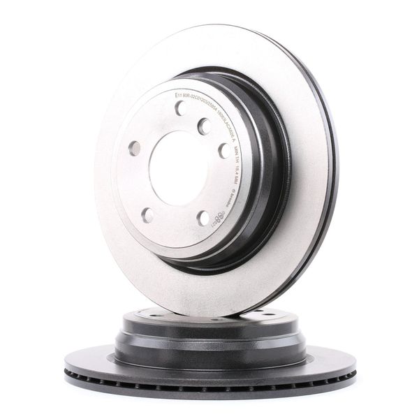 2X Disco Freno Brembo 09.B338.21 Per Bmw 3 Touring (E91) 3 Sedan (E90) 66Mm-image