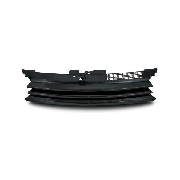 Griglia Radiatore Griglia Sportiva Nera Senza Emblema Con Mezzaluna Per Vw Golf 4 Iv 1997-05-image