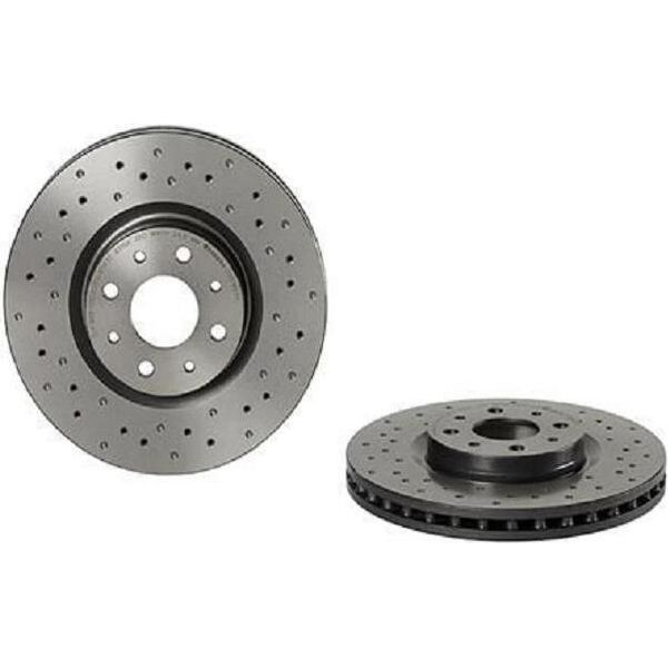 2X Disco Freno Brembo 09.5180.3X Per Fiat Bravo Ii (198) Stilo (192) 44Mm 281Mm-image